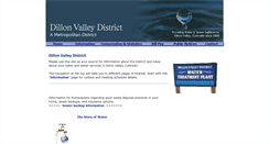 Desktop Screenshot of dillonvalleydistrict.com